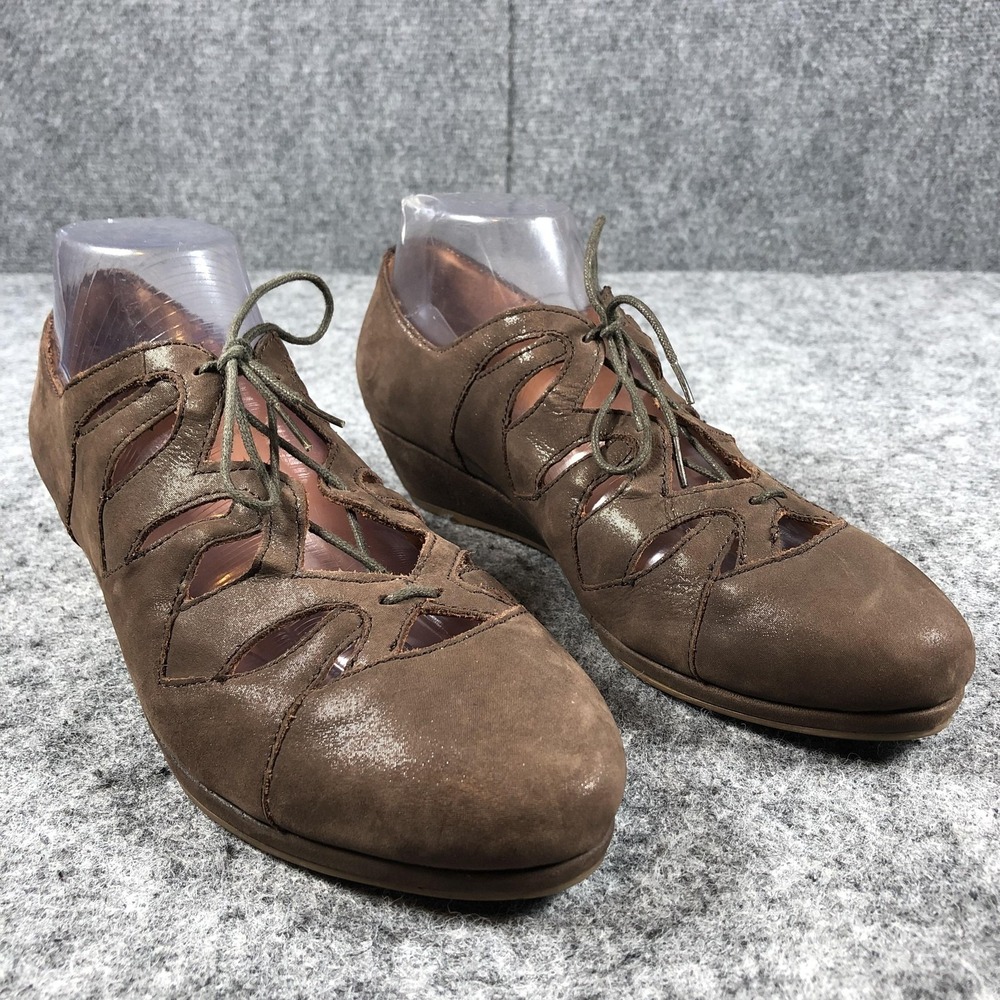 Gentle Souls Kenneth Cole Shoes Womens Size 9 M Leather Nye Lace‎ Up Wedge